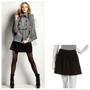 Bird by Juicy Couture black wool skirt xs